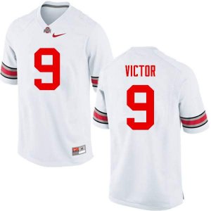 NCAA Ohio State Buckeyes Men's #9 Binjimen Victor White Nike Football College Jersey TYO8245NC